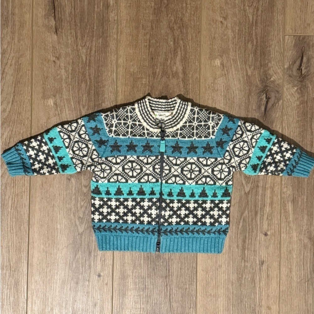 The Bonnie Mob Baby Knit Zip Up Sweater